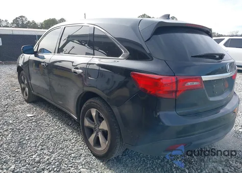 2015 Acura Mdx from USA, damaged, VIN 5FRYD3H26FB013553